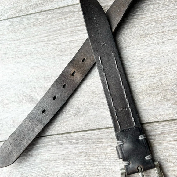 Timberland Brown Premium Leather Belt - Picture 9 of 14